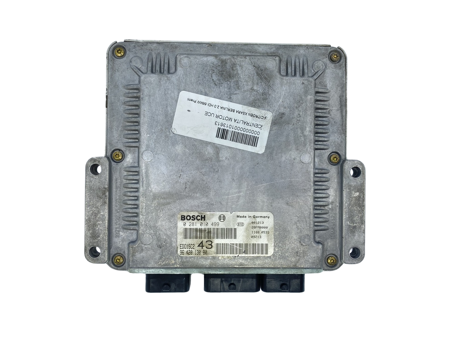 Steuergerät 0281010499 9642013080 28FM0000 PSA Bosch 63224 main product photo