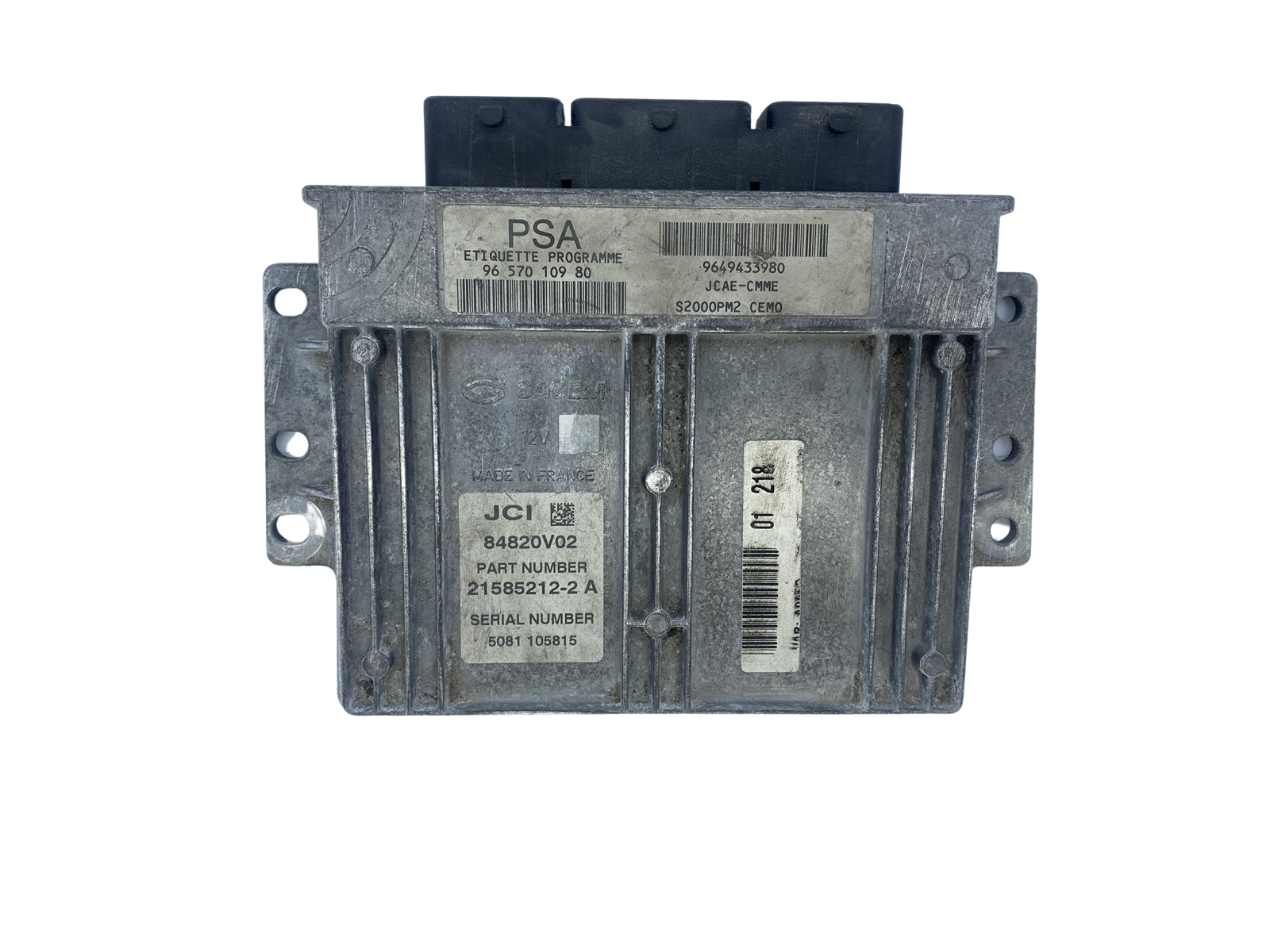 Steuergerät 9657010980 9649433980 21585212-2A PSA Sagem main product photo