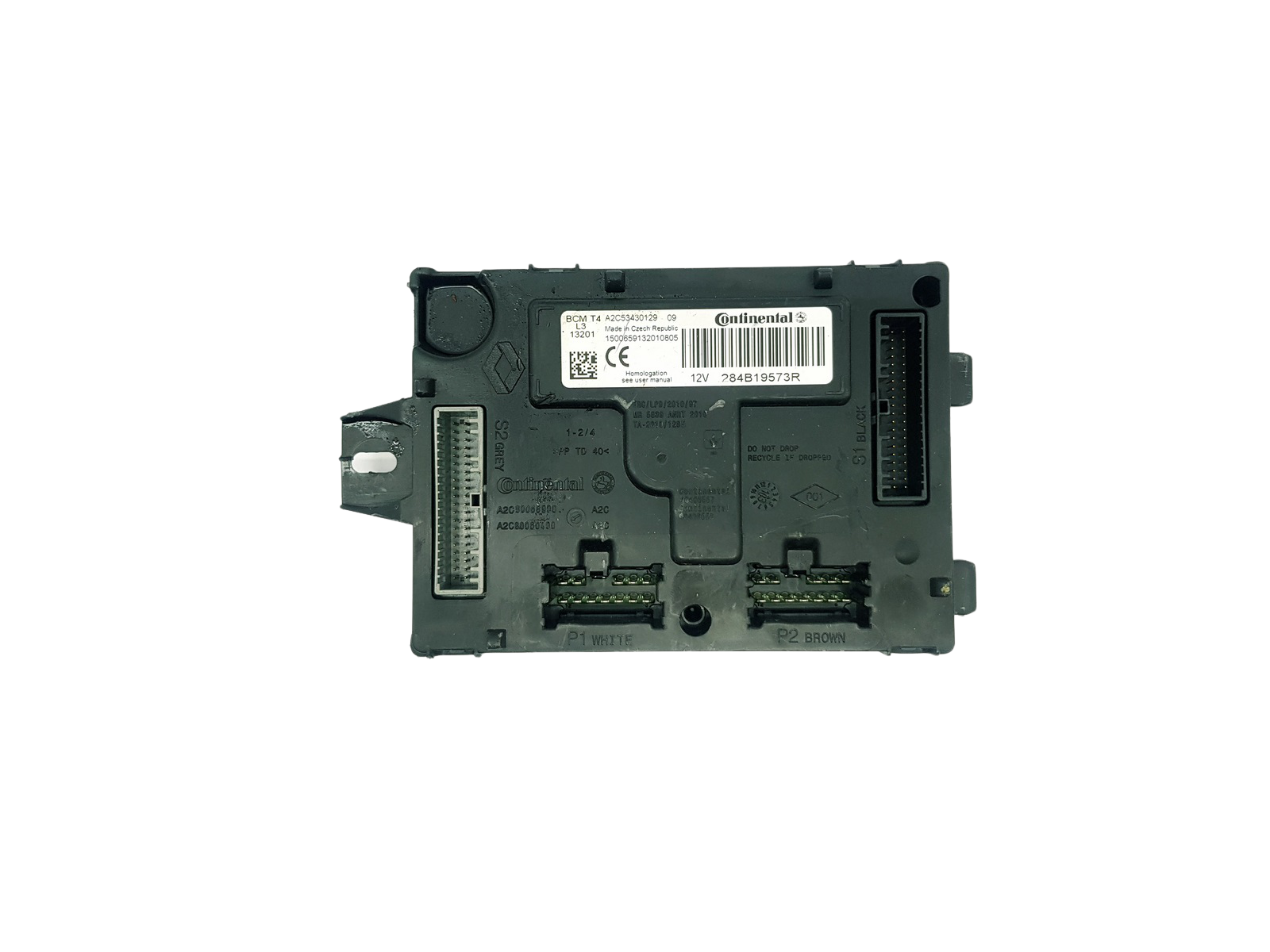 Steuergerät BCM T4 284B19573R A2C53430129 Renault Continental 31503 main product photo