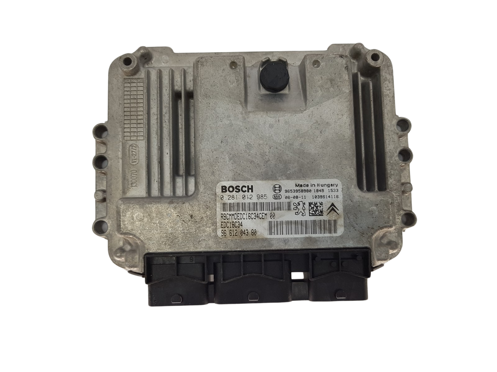 Steuergerät 0281012985 9661204380 9653958980 PSA Bosch 3368 main product photo