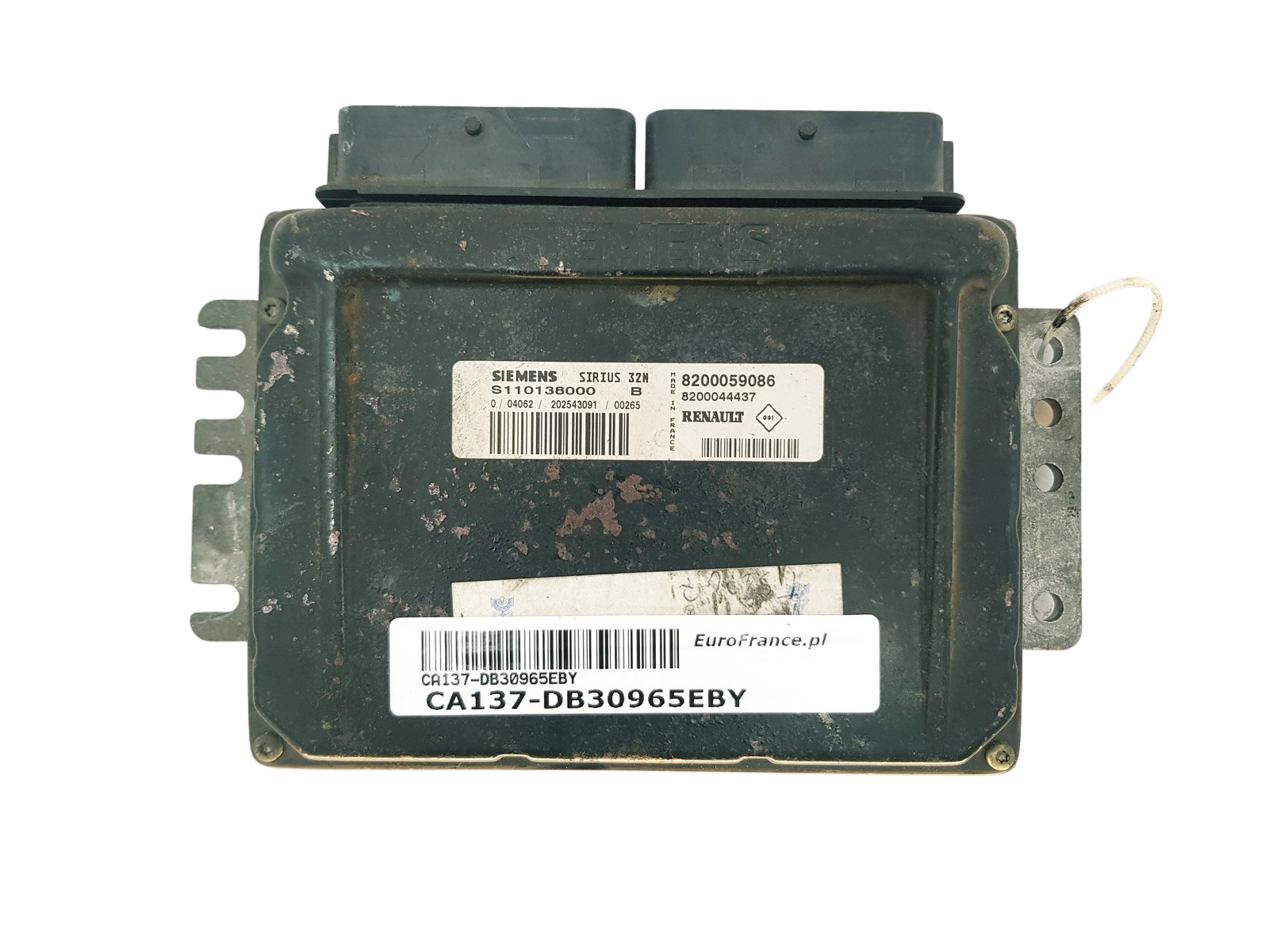 Steuergerät S110138000B 8200059086 8200044437 Renault Siemens 30965 main product photo