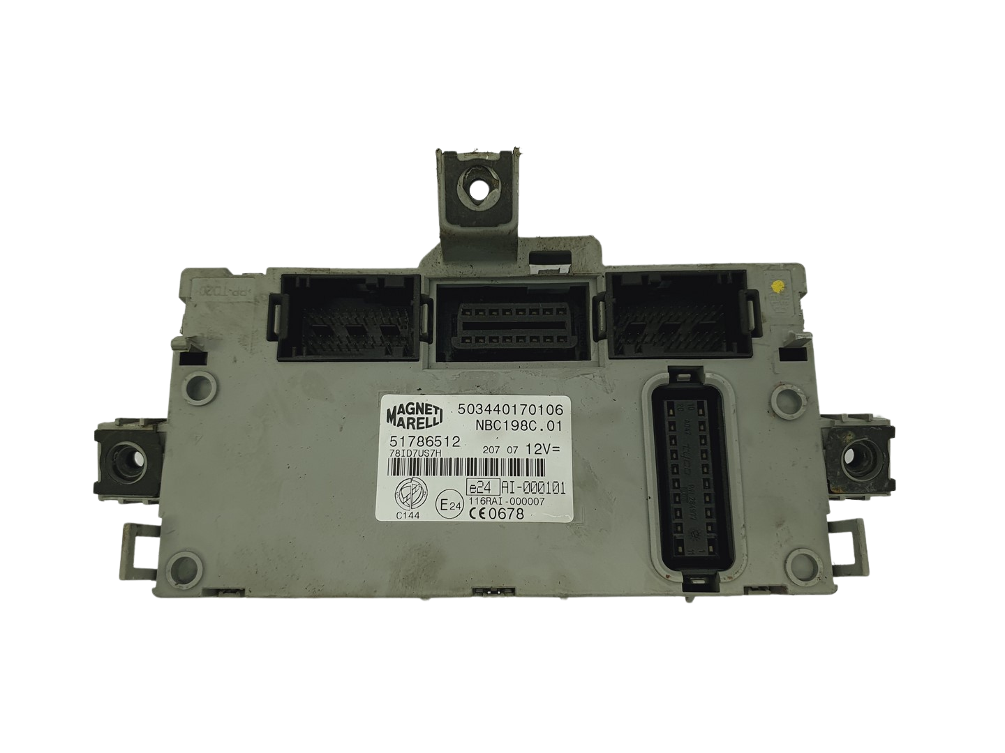 Steuergerät BSI Fiat 51786512 503440170106 NBC198C.01 Magneti 68696 main product photo