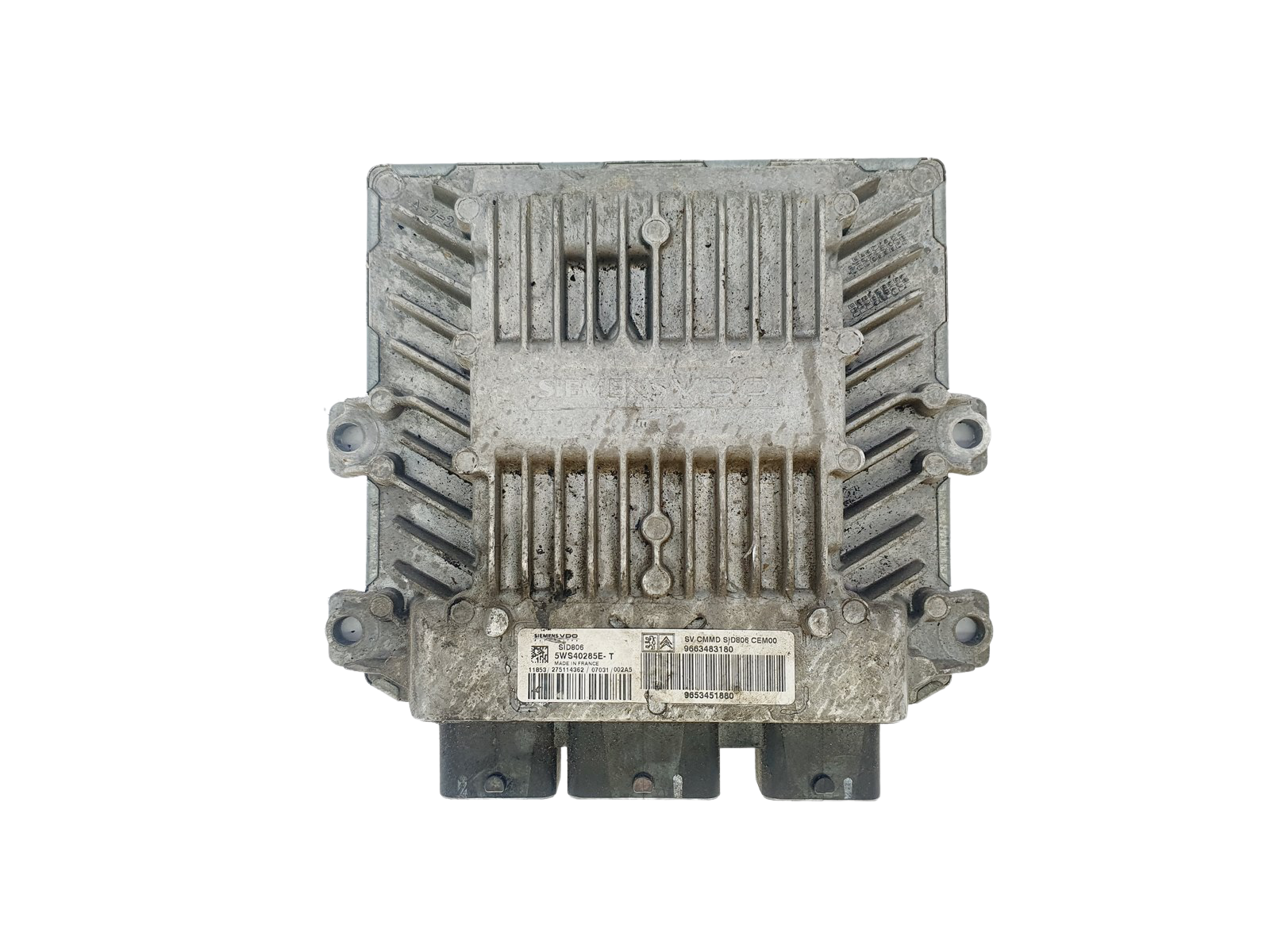 Steuergerät 9663483180 9653451880 5WS40285E-T SID806 PSA Siemens 35882 main product photo