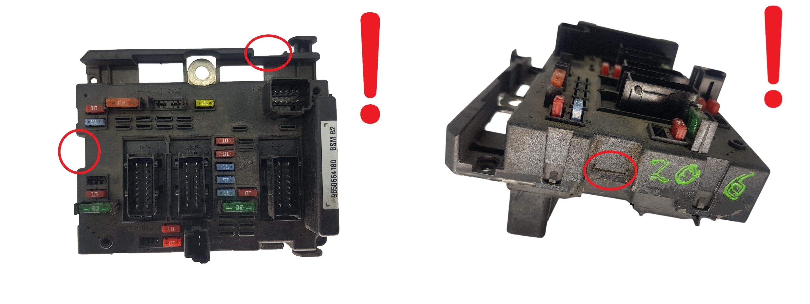 Steuergerät BSM B2 9650664180 PSA Delphi 1921 main product photo