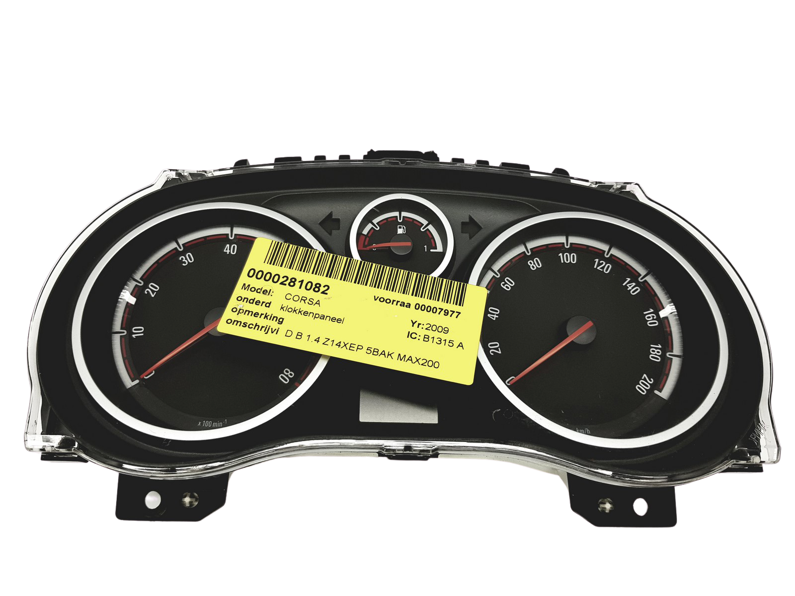 Tacho Kombiinstrument Opel Corsa D P0013285388 Johnson main product photo