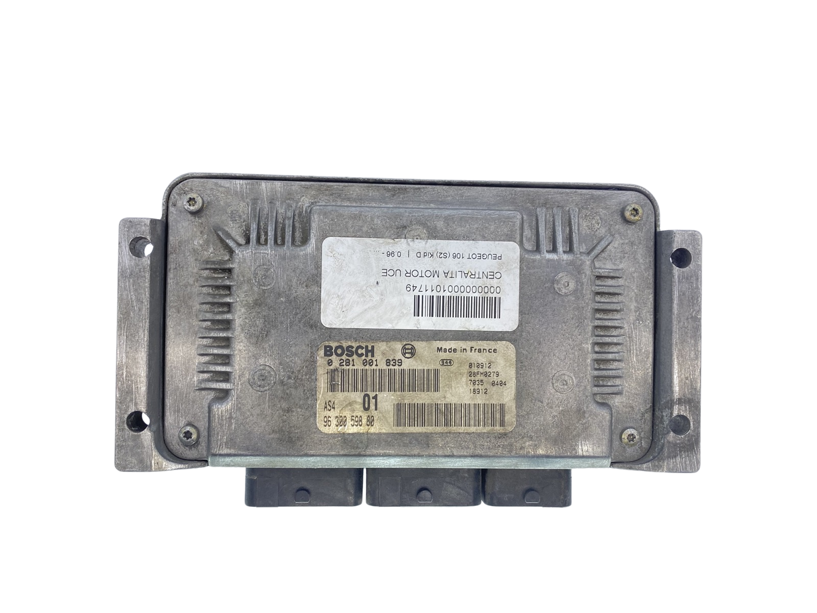 Steuergerät 0281001839 9630059880 28FM0279 PSA Bosch 63188 main product photo