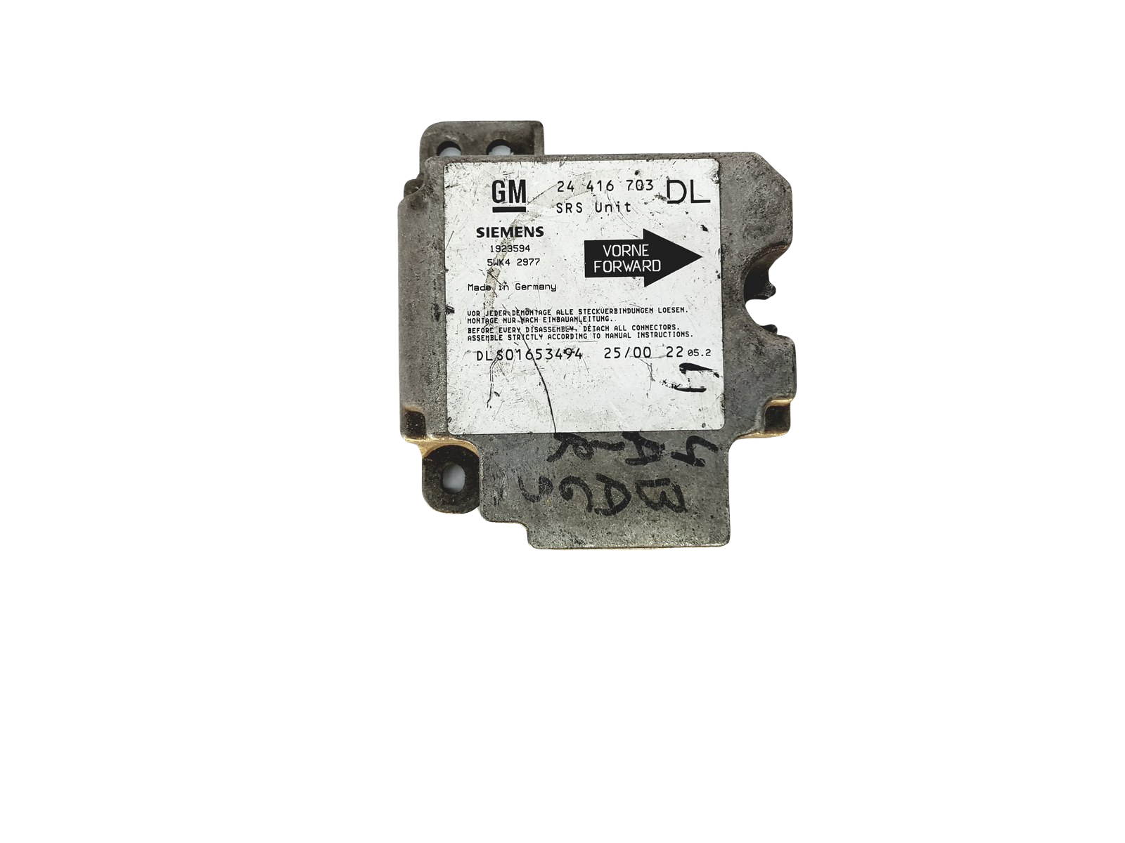 Steuergerät 24416703 5WK42977 Opel Siemens 23143 main product photo