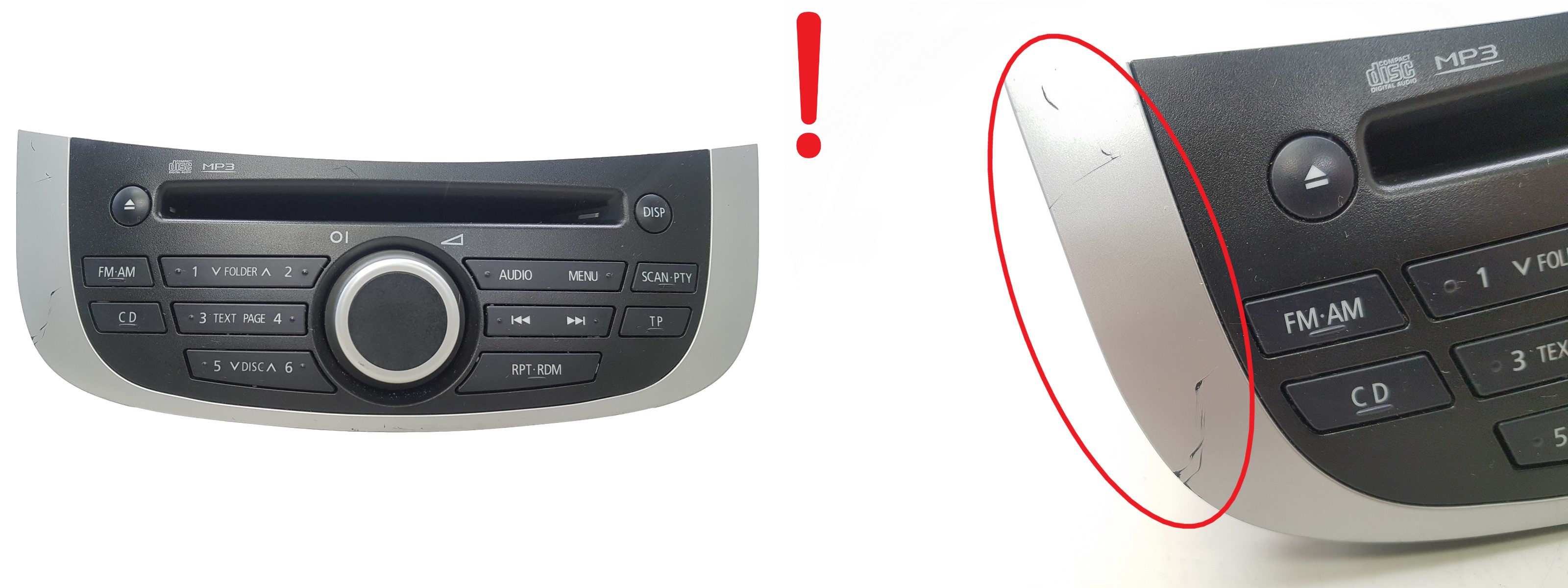 Cd-Radio Mit Mp3 Mitsubishi Grandis 8701A117 DY-1ME8U4-T 34U200 main product photo