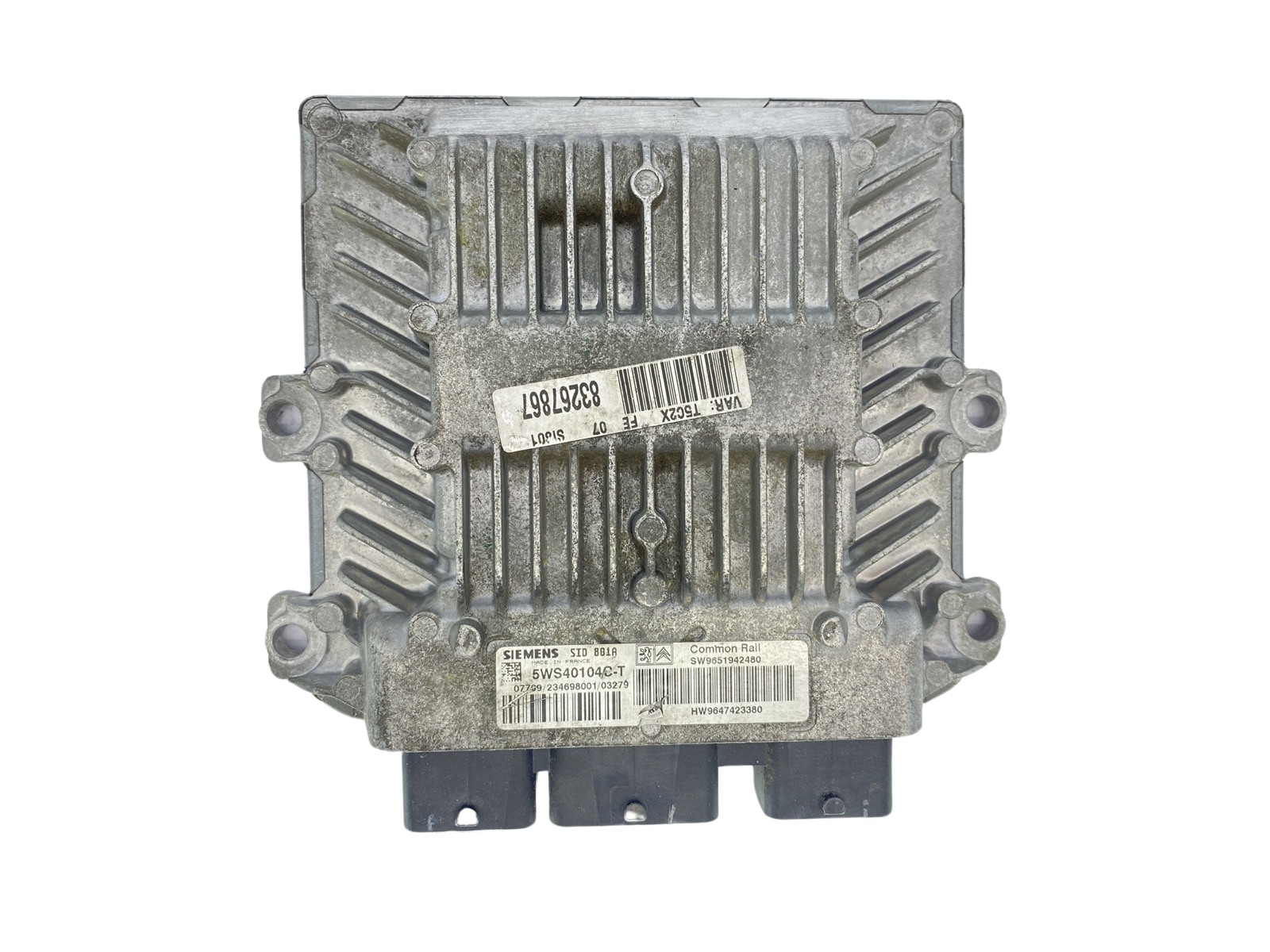 Steuergerät 5WS40104C-T 9651942480 9647423380 PSA Siemens 63634 main product photo