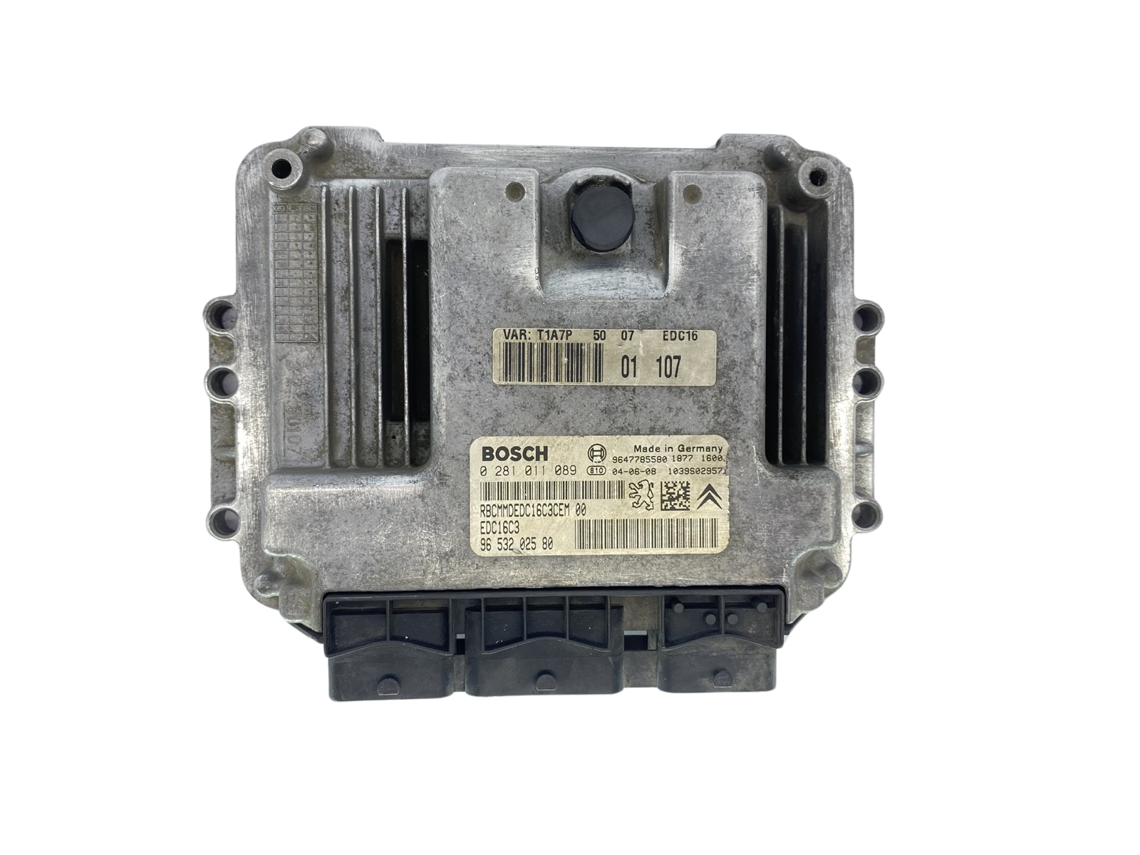 Steuergerät 0281011089 9653202580 9647785580 PSA Bosch 63578 main product photo