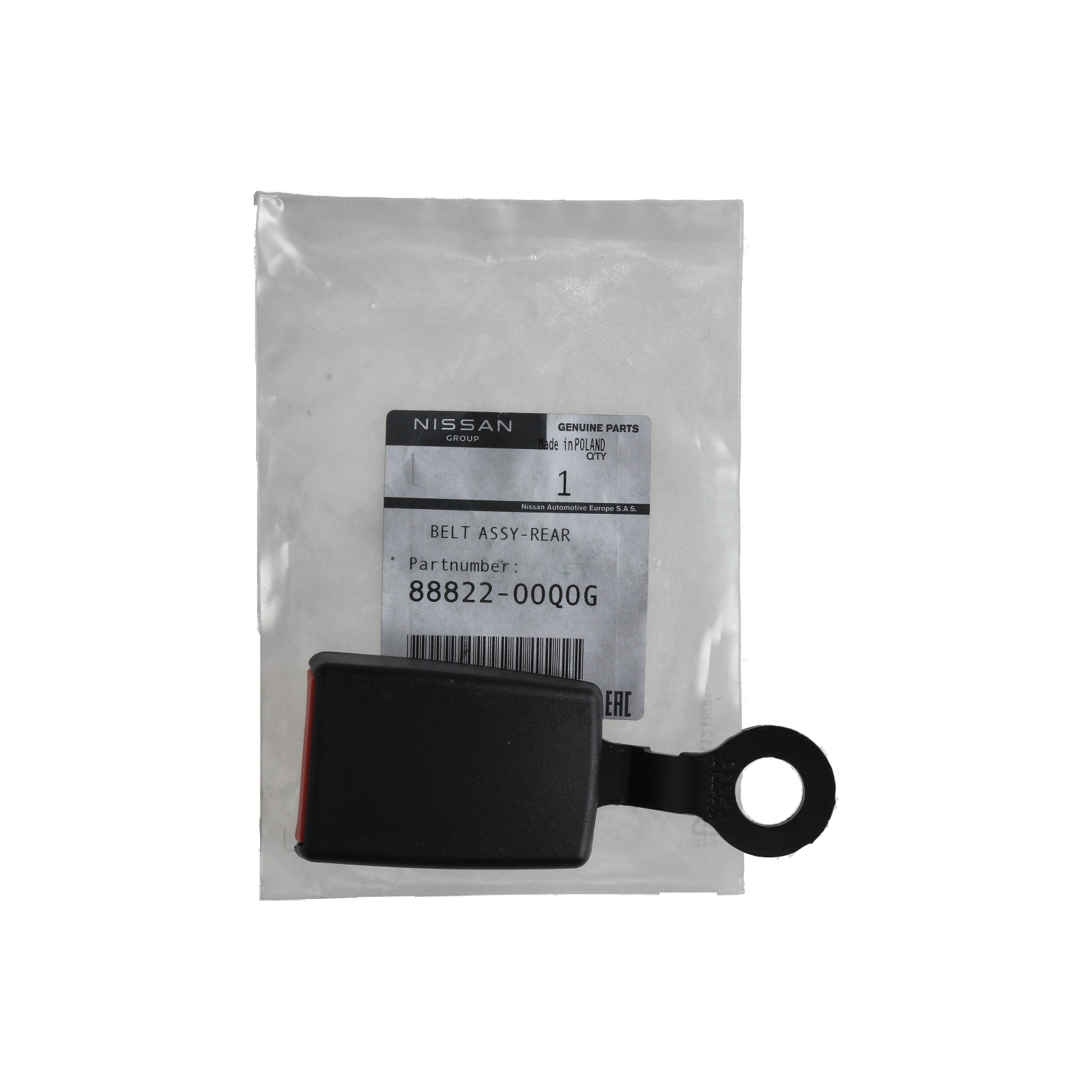 Gurtschloss Original 8882200Q0G 888521928R Renault Nissan main product photo