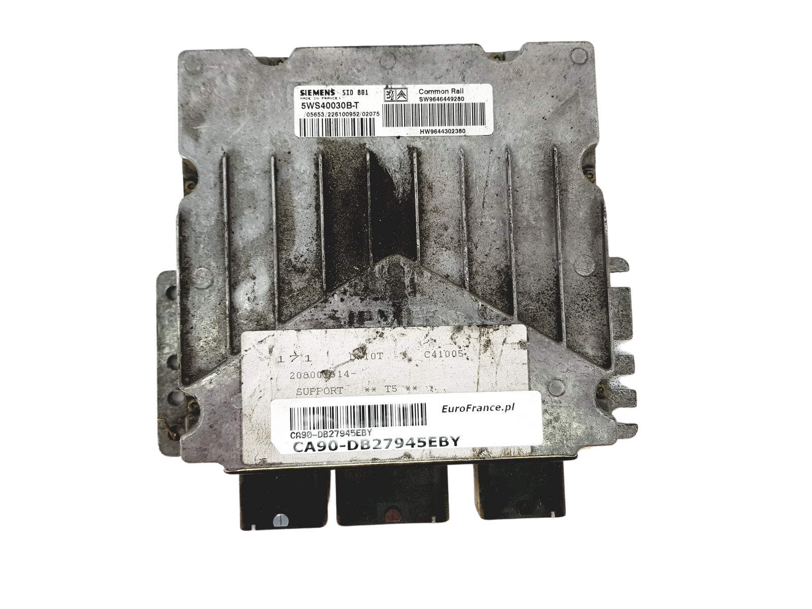 Steuergerät 5WS40030B-T 9646449280 9644302380 SID801 PSA Siemens 27945 main product photo