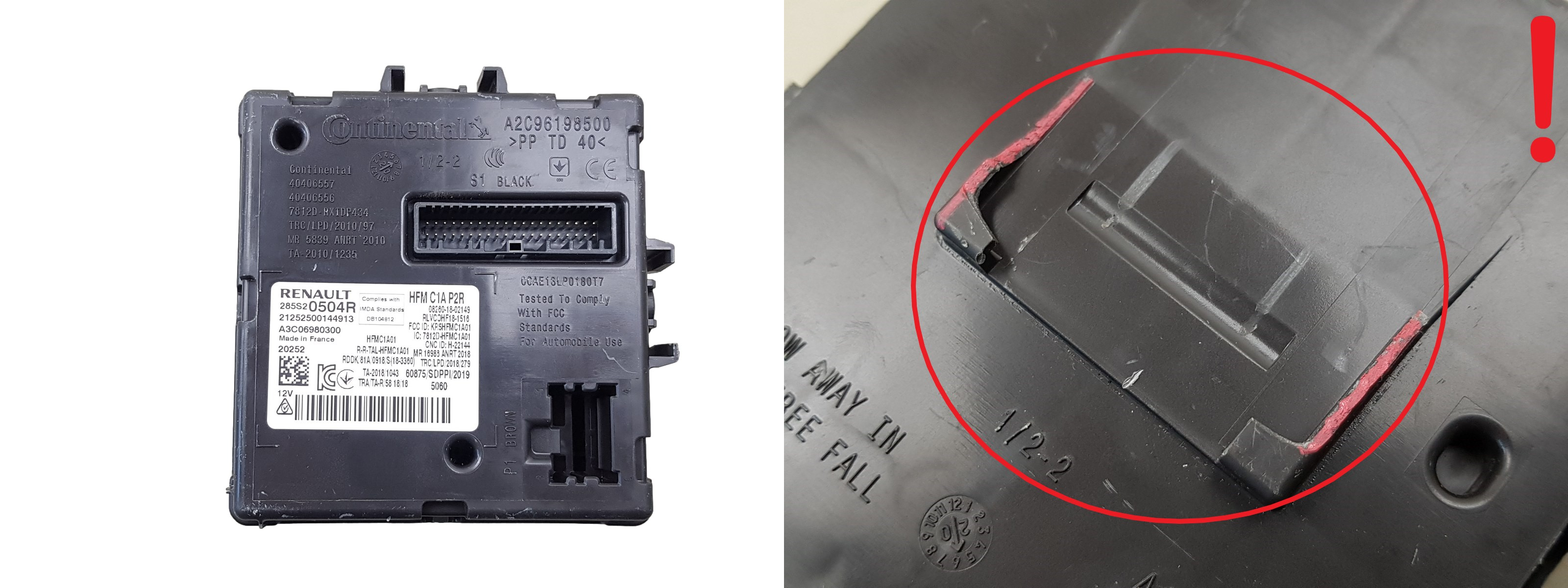 Steuergerät Renault 285S20504R A3C06980300 main product photo