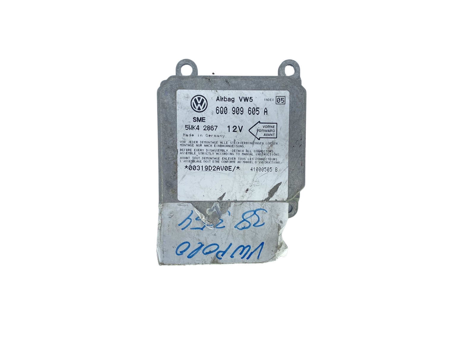 Steuergerät 6Q0909605A 5WK42867 VW Siemens 58654 main product photo