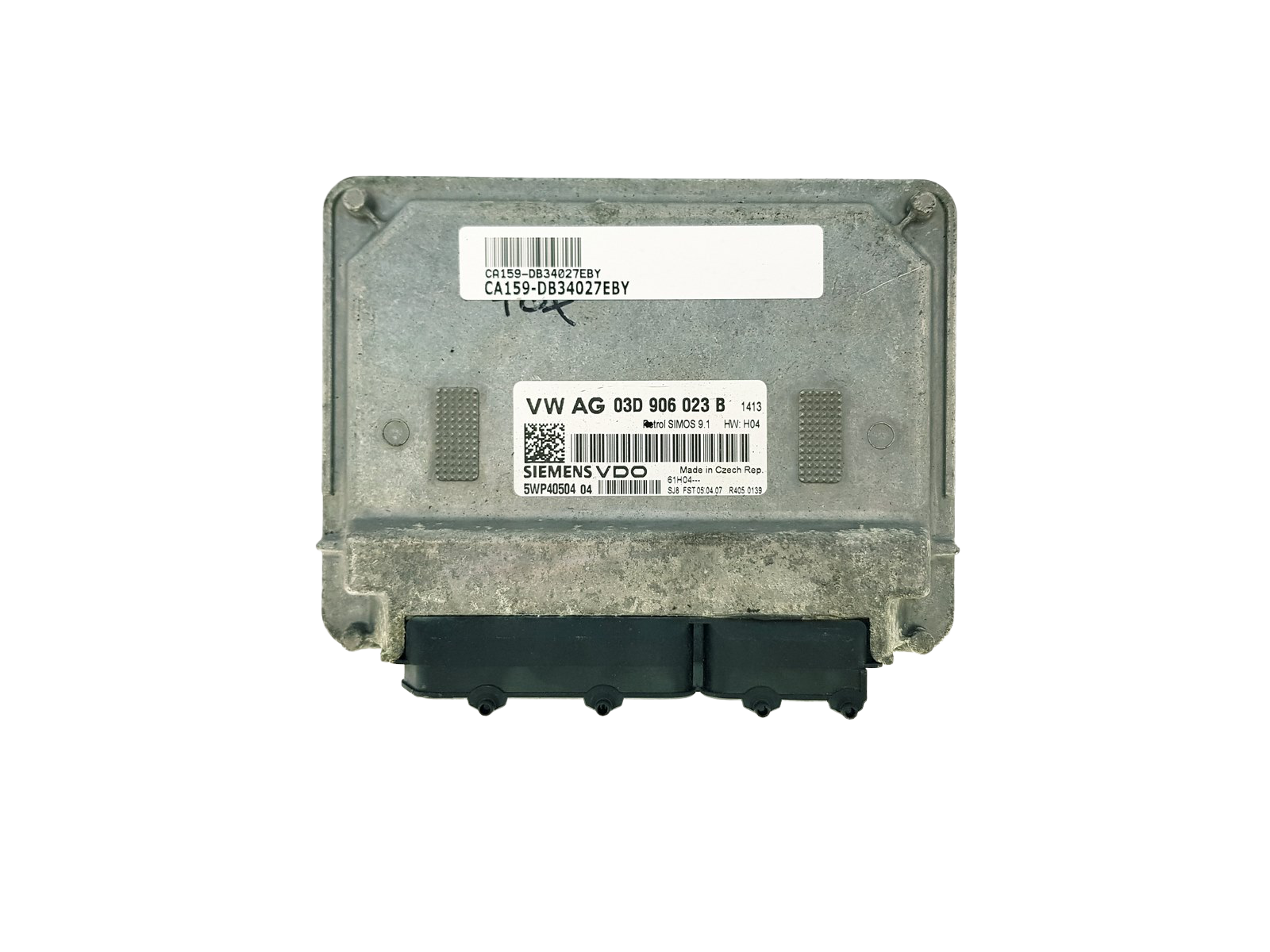 Steuergerät 03D906023B 5WP40504 04 VW Seat Siemens 34027 main product photo