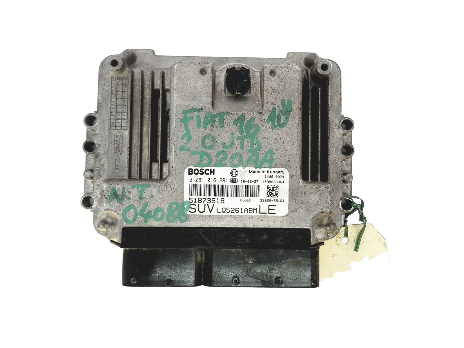 Steuergerät 0281016291 51873519 LQ5261ABM Fiat Bosch 26175 main product photo