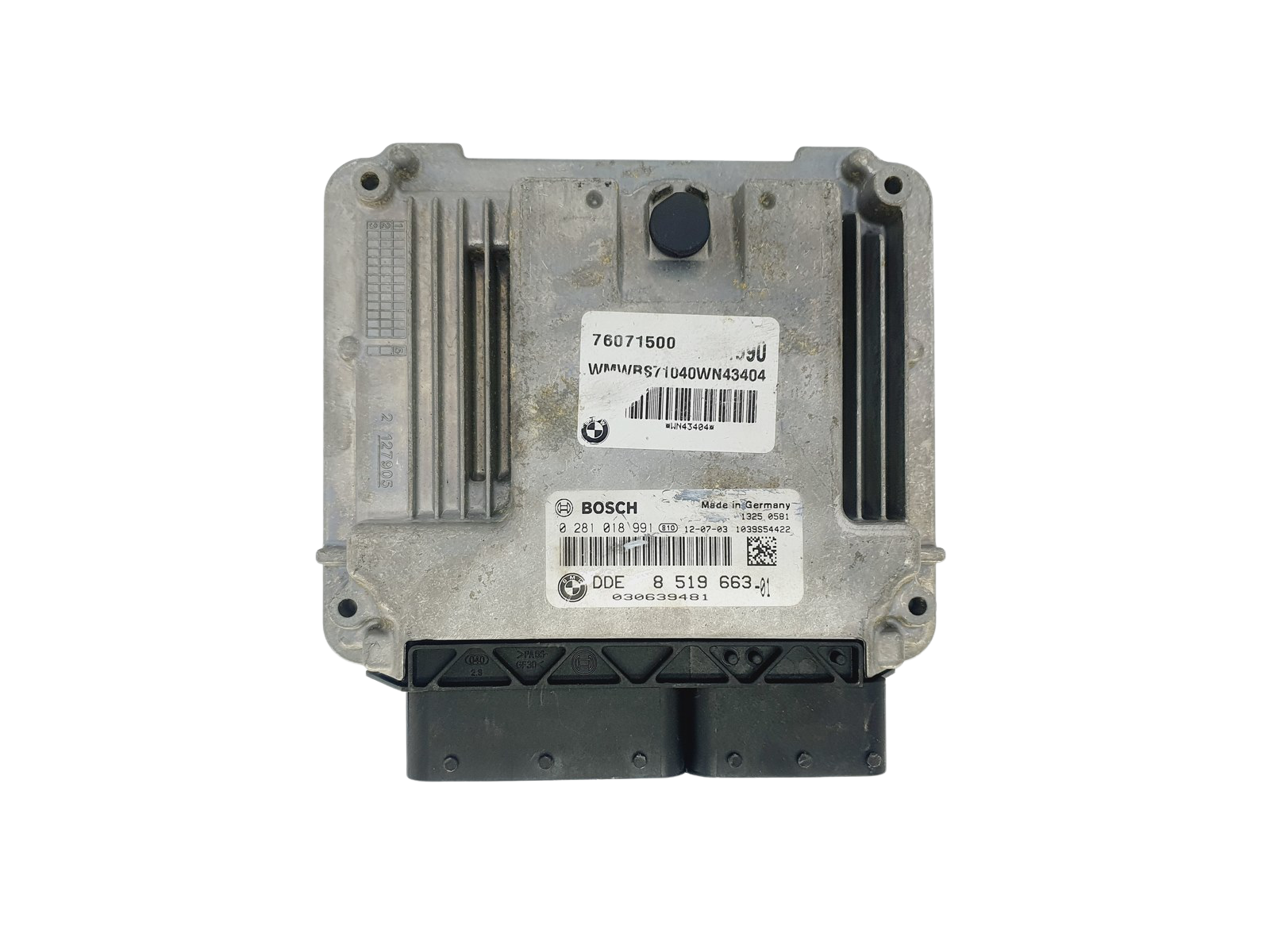 Steuergerät Mini 8519663 0281018991 Bosch 43707 main product photo