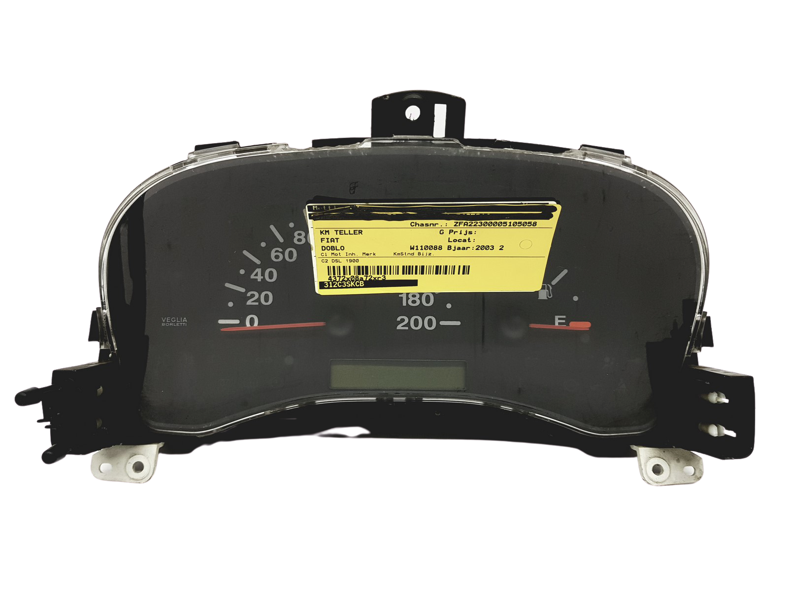 Tacho Kombiinstrument Fiat Doblo 46817747 503000111300 30306 main product photo