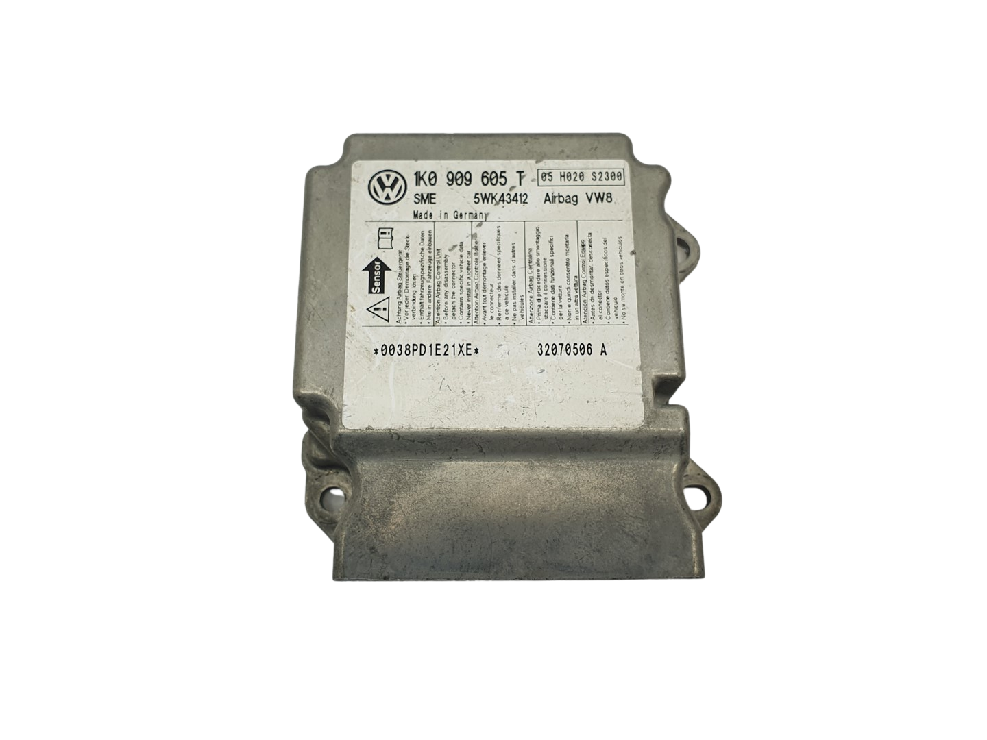 Steuergerät 1K0909605T 5WK43412 VW Siemens 68904 main product photo