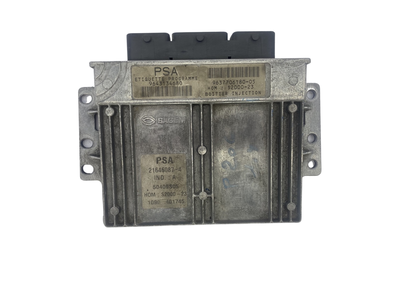 Steuergerät 9643134680 9637706180-05 21646087-4 PSA Sagem 53520 main product photo