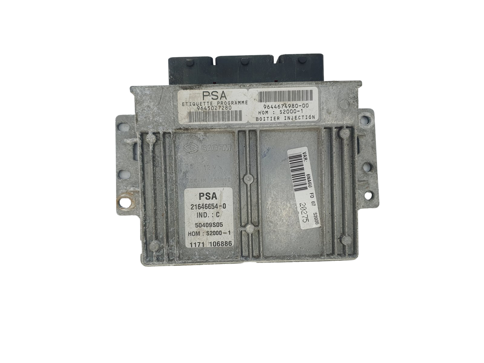 Steuergerät 9645027280 9644674980 21646654-0 PSA Sagem 40592 main product photo