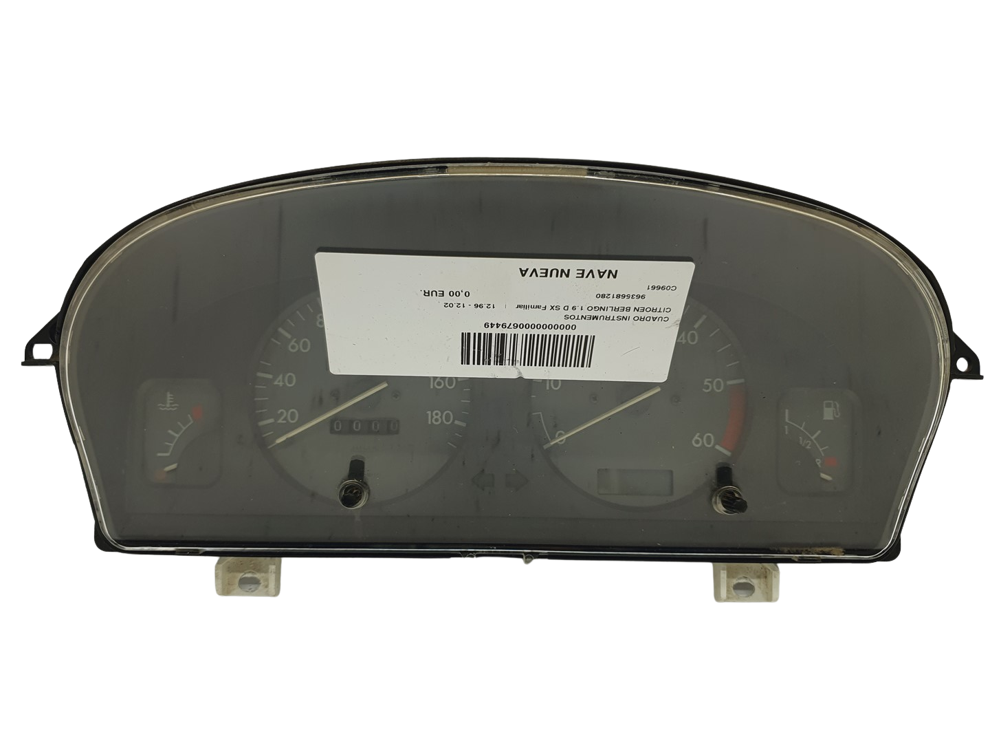 Tacho Kombiinstrument Berlingo 1 Partner 1 9635681280 PSA 61077 main product photo