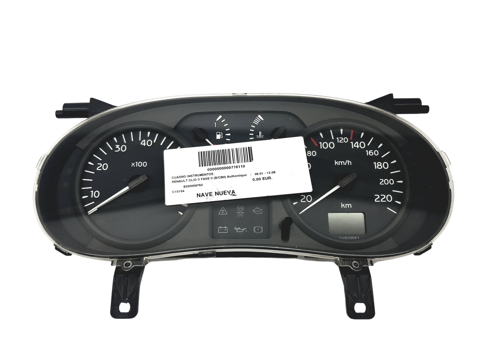 Tacho Kombiinstrument Renault Clio 2 8200059763 57512 main product photo