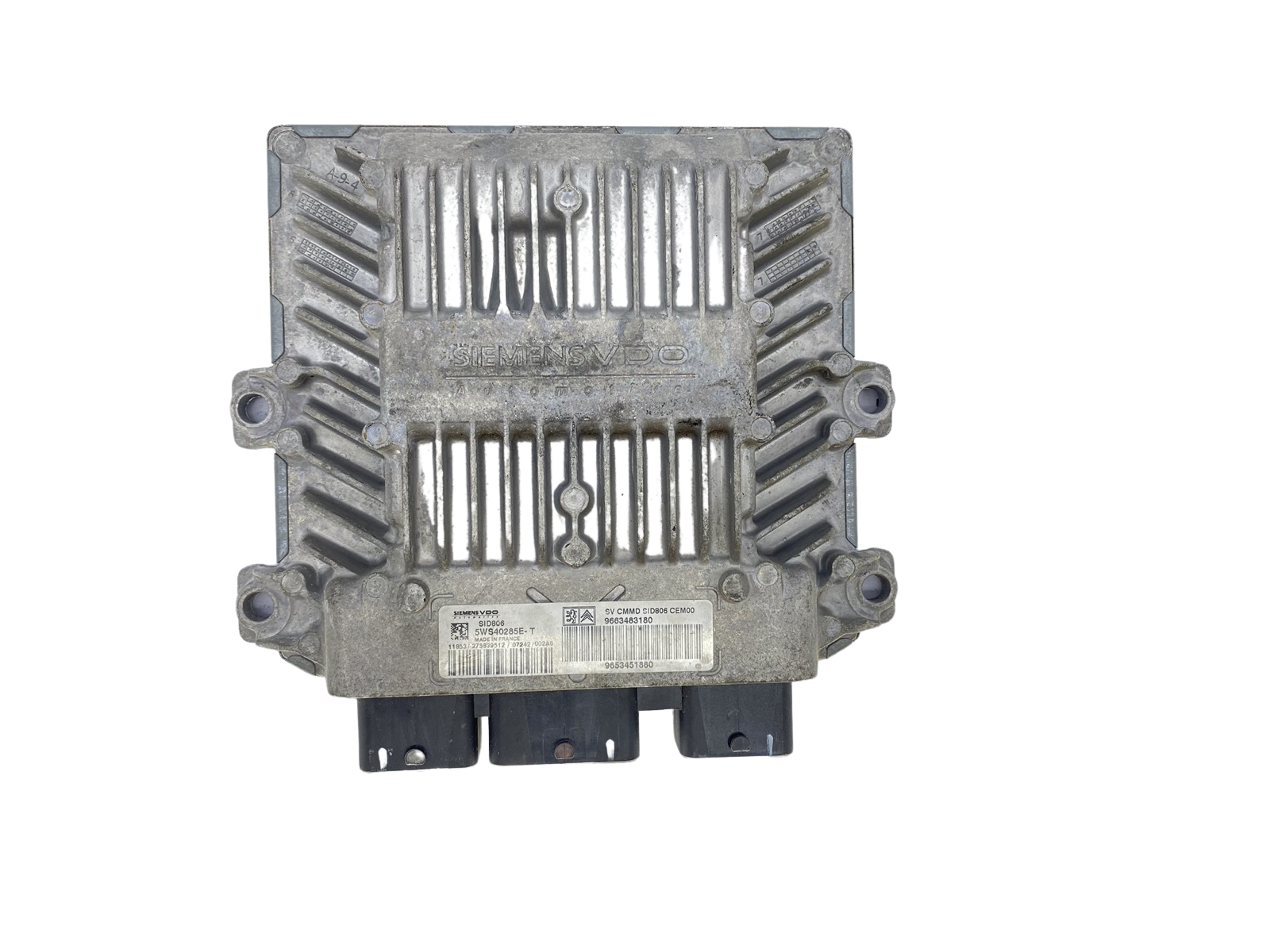 Steuergerät 9663483180 9653451880 5WS40285E-T SID806 PSA Siemens 57325 main product photo