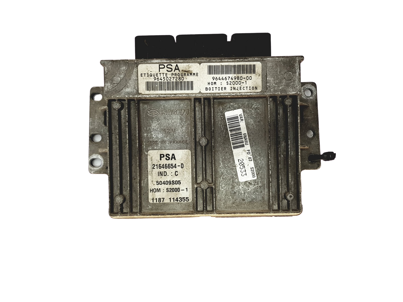 Steuergerät 9645027280 9644674980 21646654-0 PSA Sagem 24710 main product photo