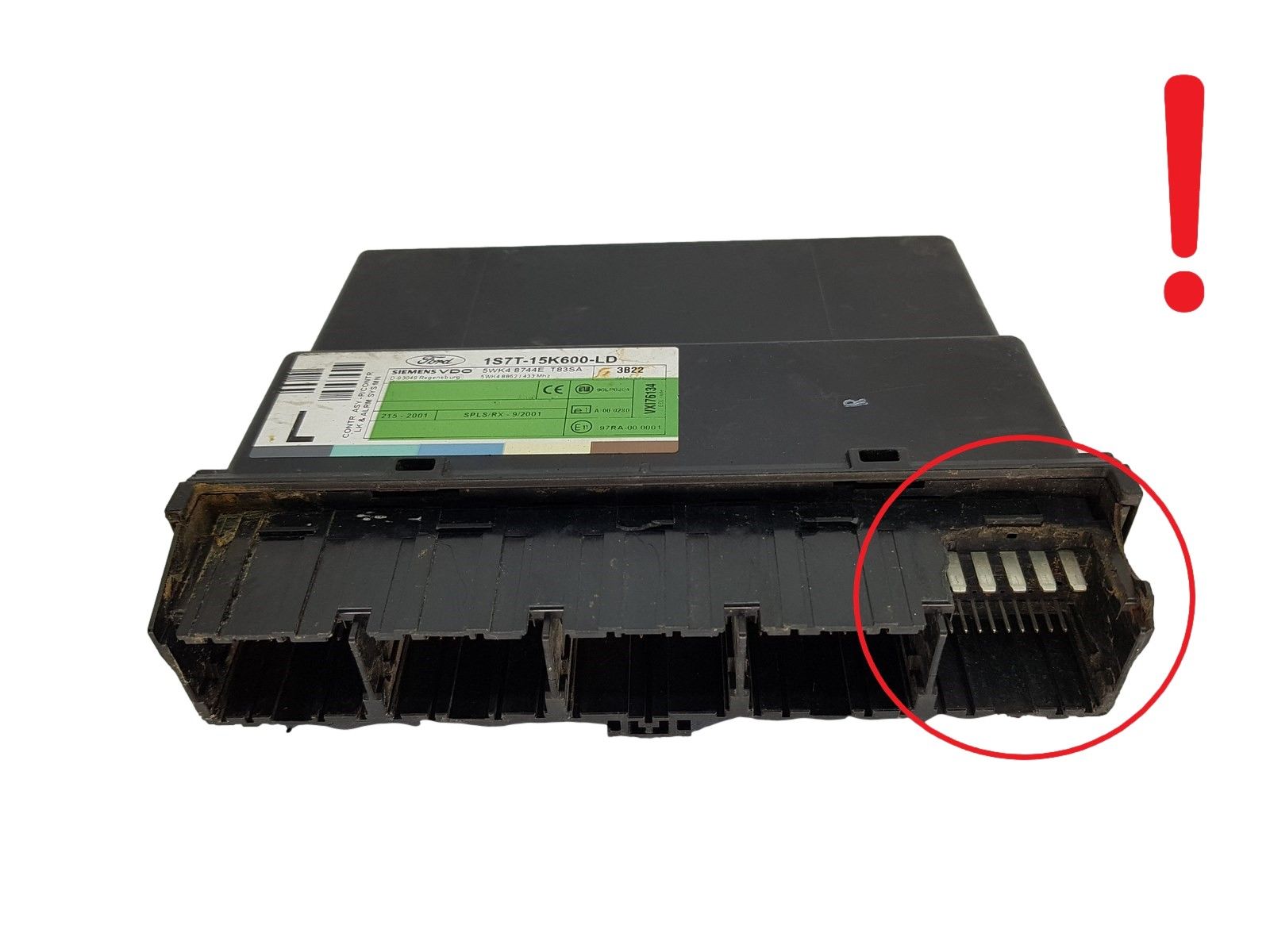 Steuergerät 1S7T-15K600-LD 5WK4 8744E T83SA Ford Siemens VDO main product photo