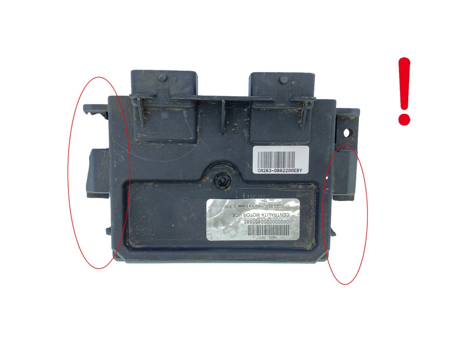 Steuergerät 9641390180 9646260280 R04080026D 80893D PSA Lucas 62200 main product photo