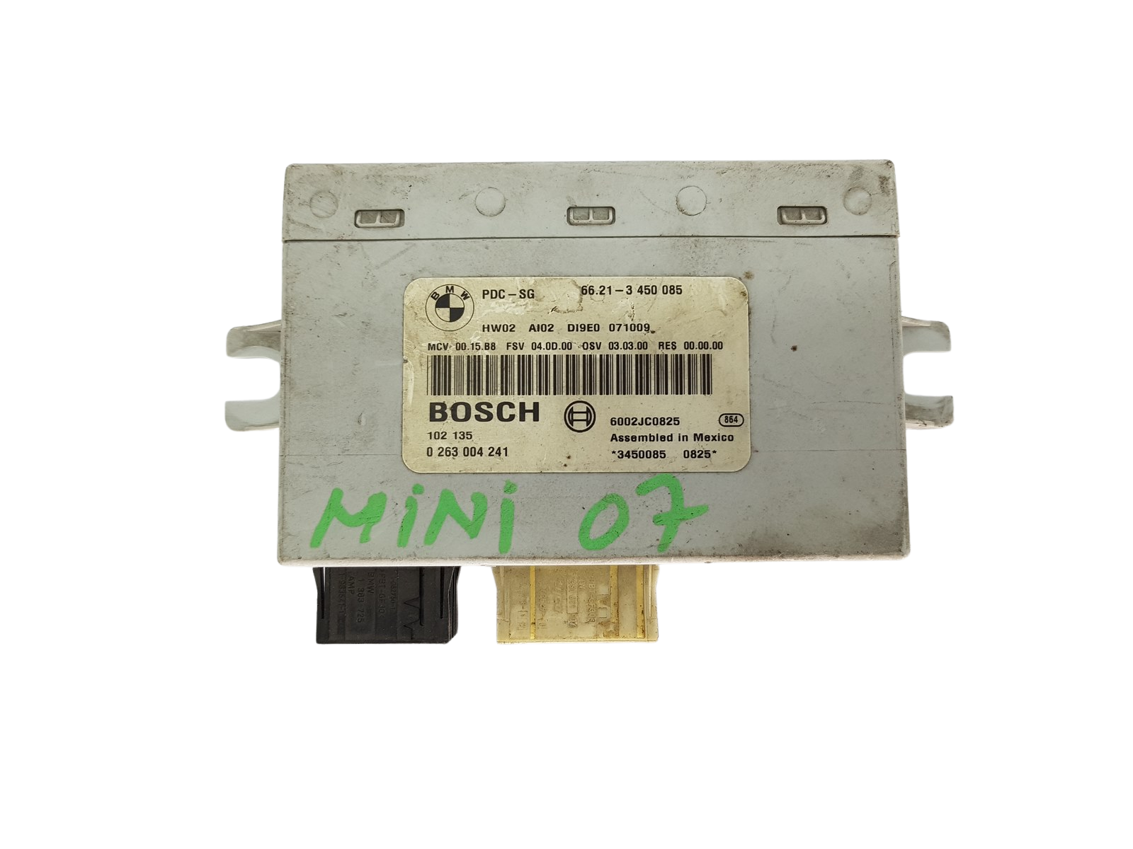 Steuergerät 66.21-3 450 085 0263004241 6002JC0825 BMW Bosch main product photo