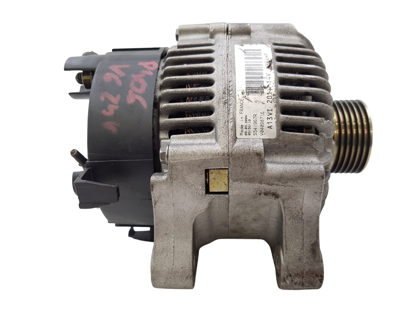 Lichtmaschine Generator Renault PSA 5705.5D A13VI201 120A 3.0 Valeo main product photo