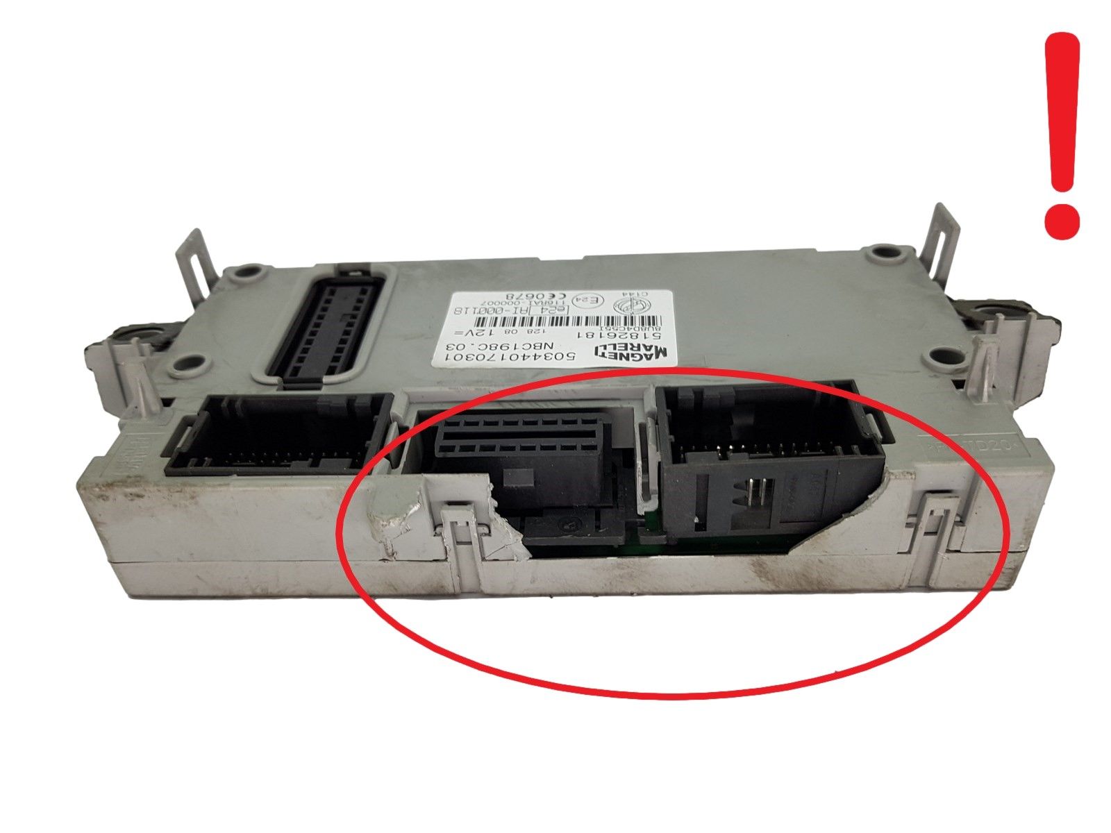 Steuergerät BSI Fiat 51826181 503440170301 NBC198C.03 Magneti Marelli 19973 main product photo