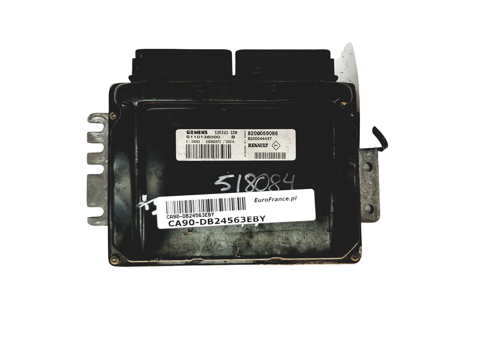 Steuergerät S110138000B 8200059086 8200044437 Renault Siemens 24563 main product photo
