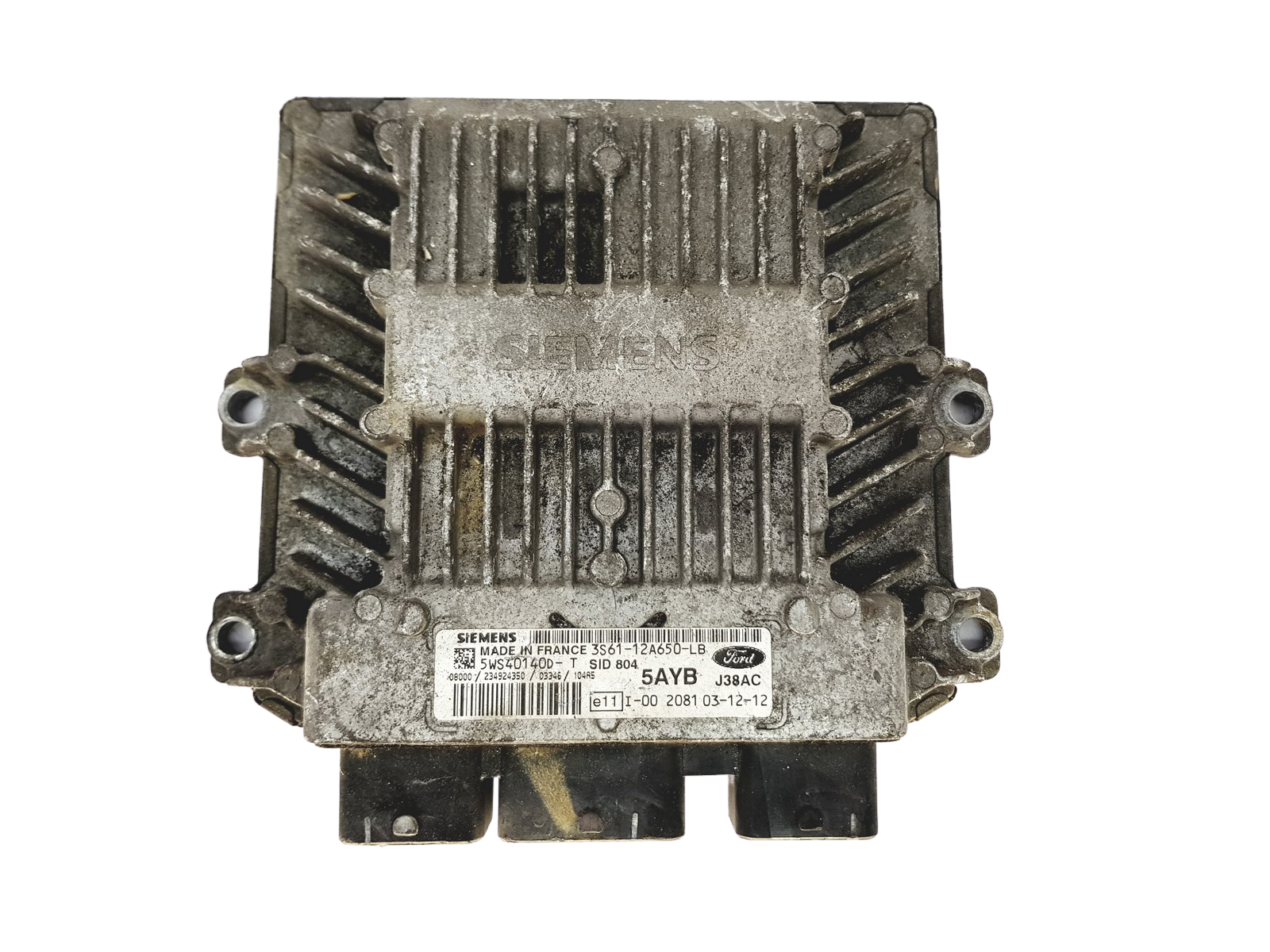 Steuergerät 3S61-12A650-LB 5WS40140D-T SID 804 Ford Siemens 28234 main product photo