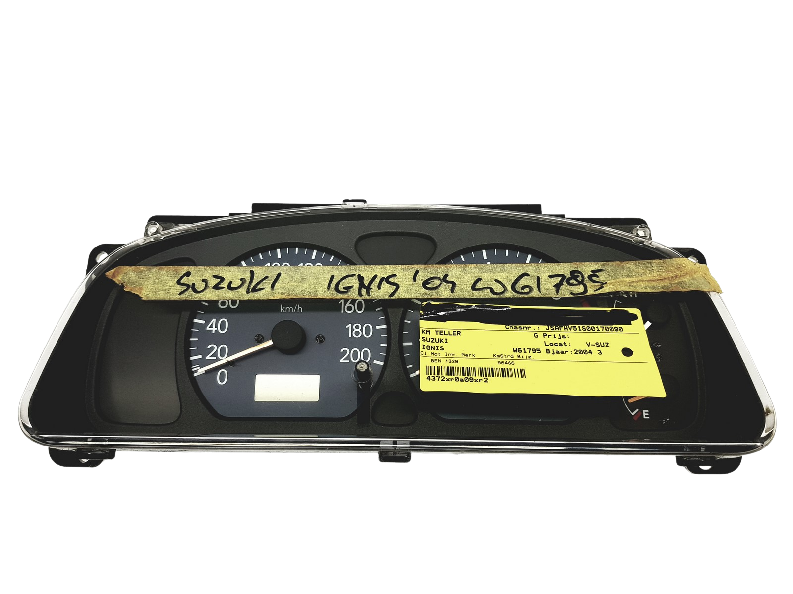 Tacho Kombiinstrument Suzuki Ignis 34100-80G40 34100-8GA 53470 main product photo