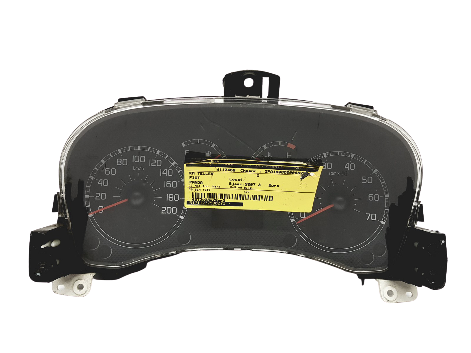 Tacho Kombiinstrument Fiat Panda 51711237 503000480700 30831 main product photo
