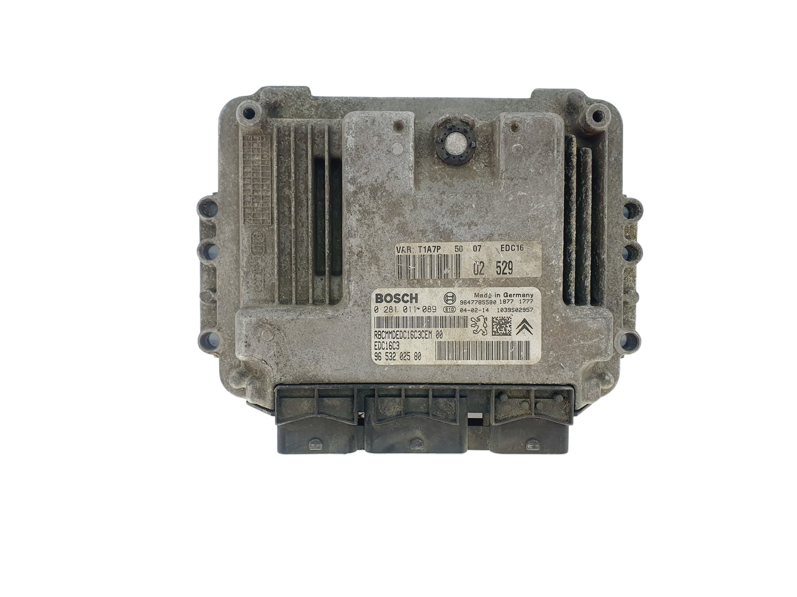 Steuergerät PSA 0281011089 9653202580 9647785580 Bosch 47498 main product photo