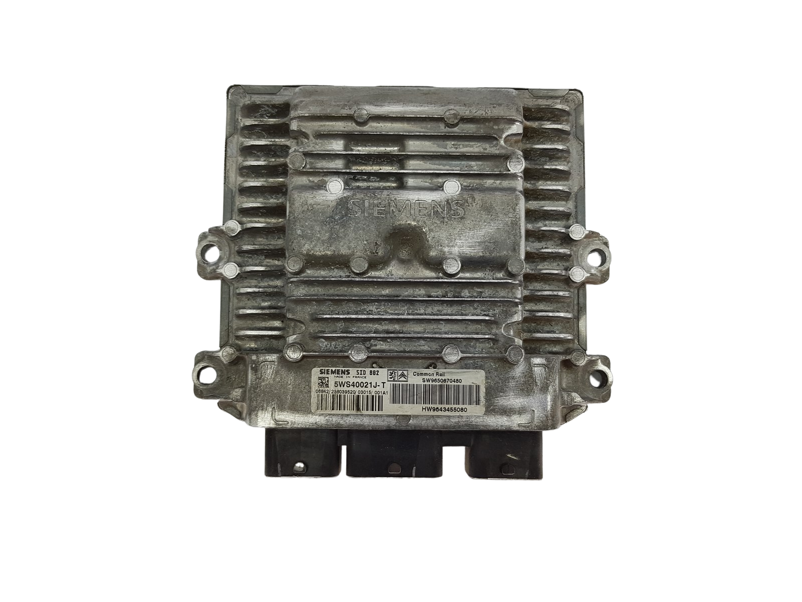 Steuergerät 9650670480 9643455080 5WS40021J-T SID802 PSA Siemens 18598 main product photo