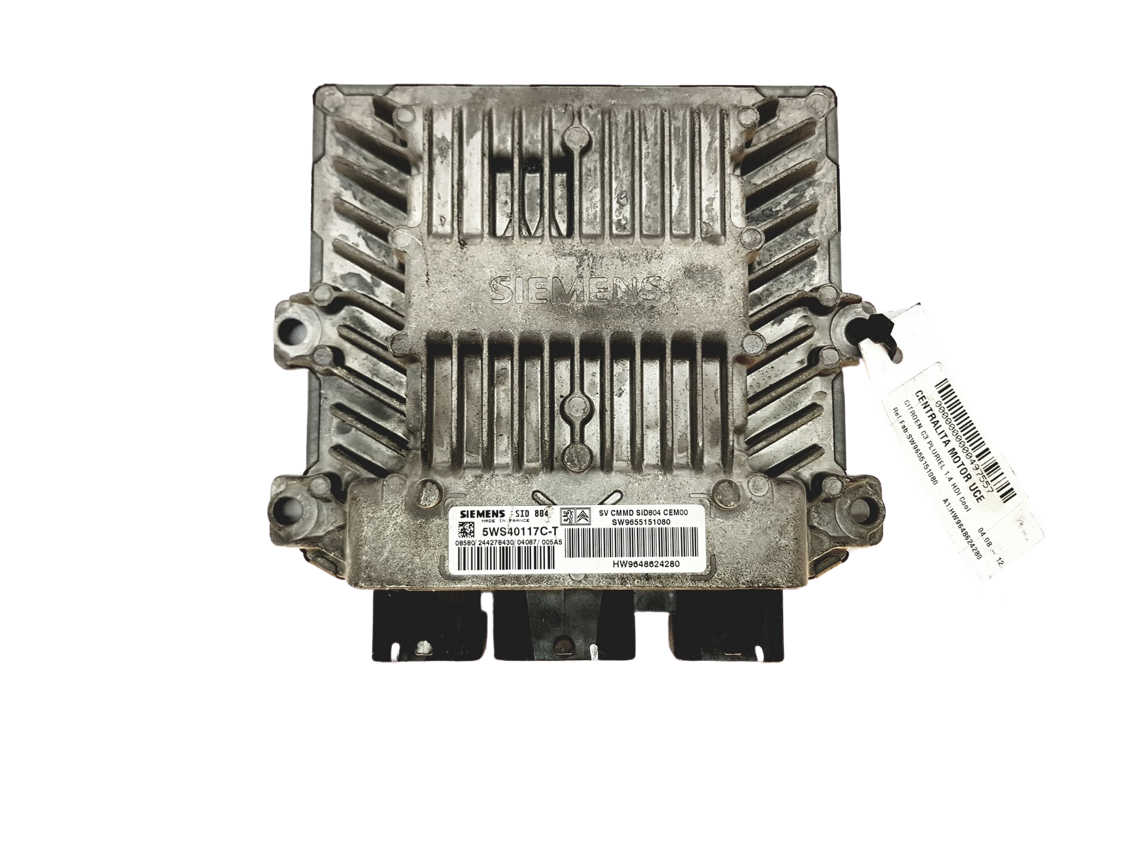 Steuergerät PSA 9655151080 9648624280 5WS40117C-T Siemens 24712 main product photo