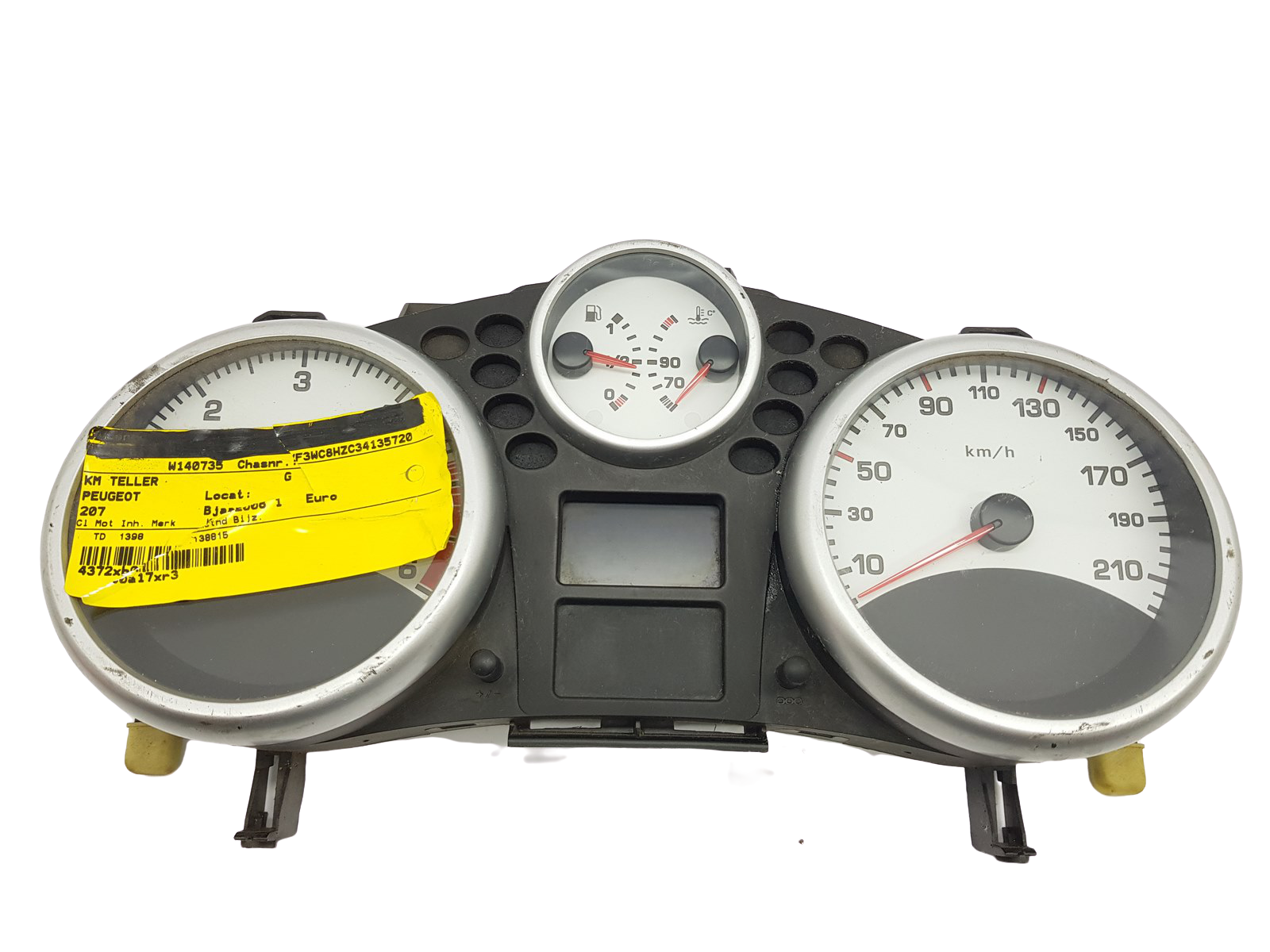 Tacho Kombiinstrument Peugeot 207 9662904780 A2C53190340 25961 main product photo