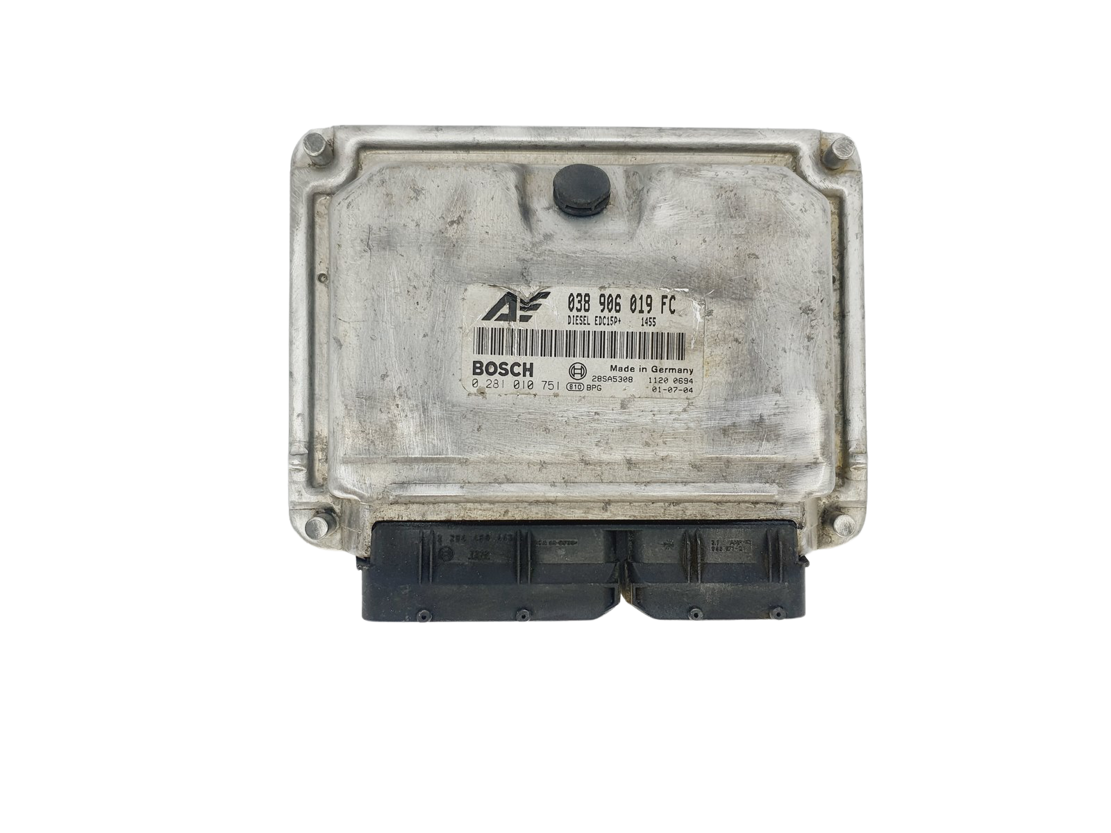Steuergerät 038906019FC 0281010751 VW Seat Bosch 45678 main product photo