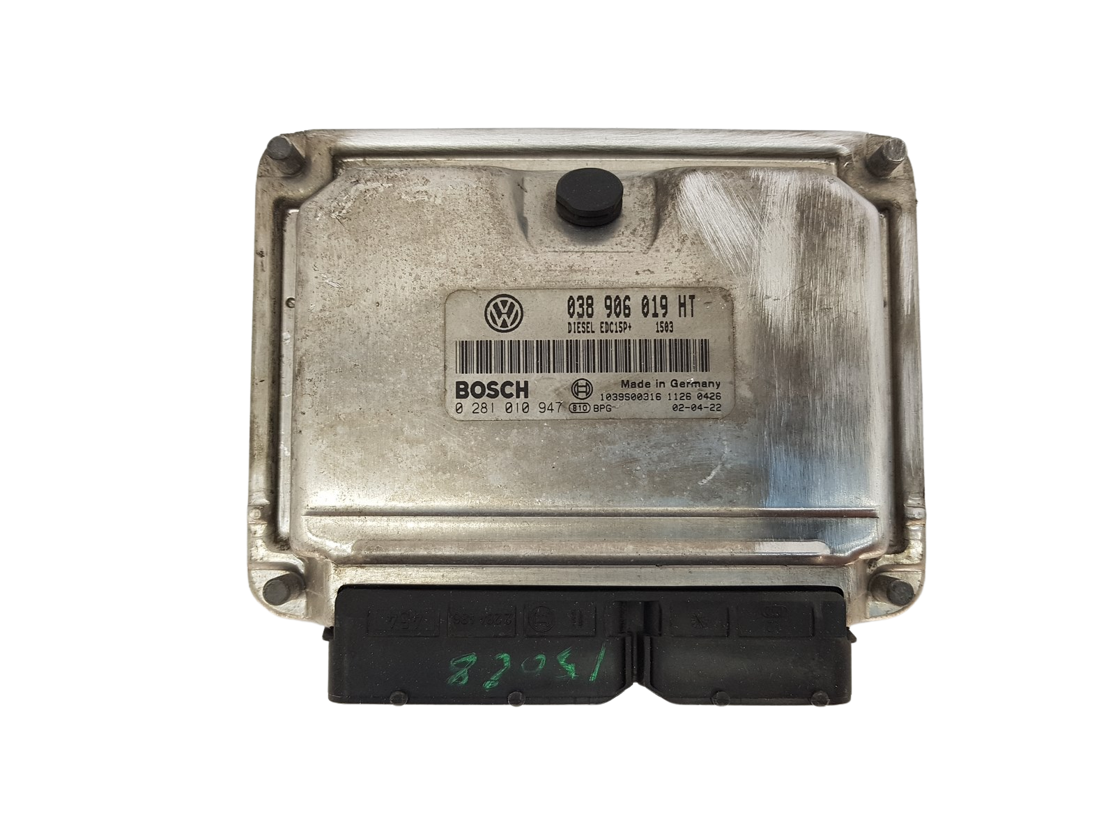 Steuergerät 038906019HT 0281010947 VW Skoda Seat Bosch 3107 main product photo