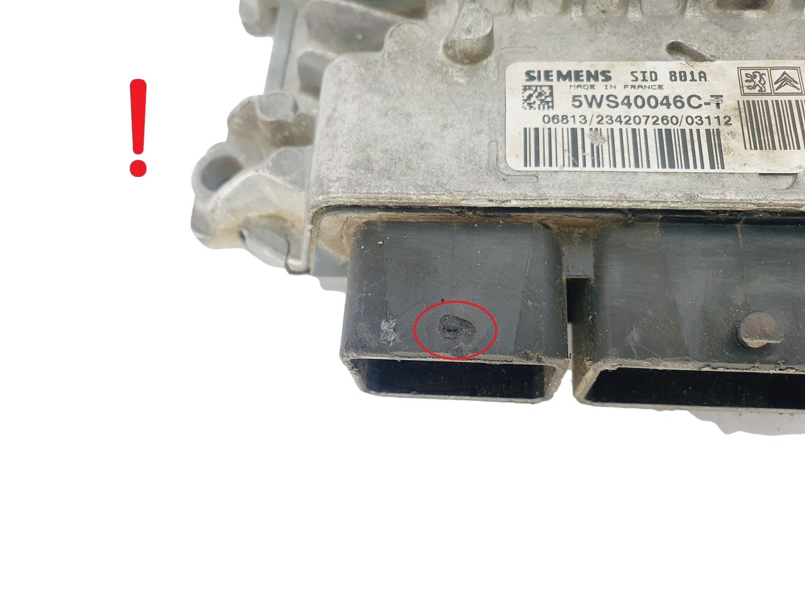 Steuergerät 5WS40046C-T 9650518180 9647423380 PSA Siemens 45412 main product photo