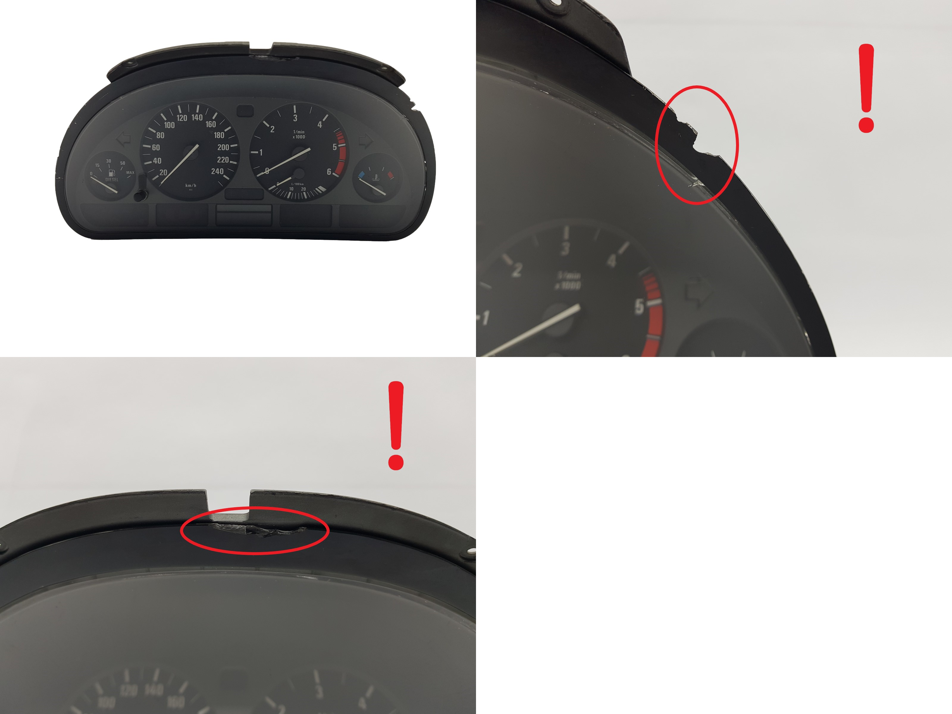 Tacho Kombiinstrument BMW 5 E39 6211 8381198 110008735054 1821 main product photo