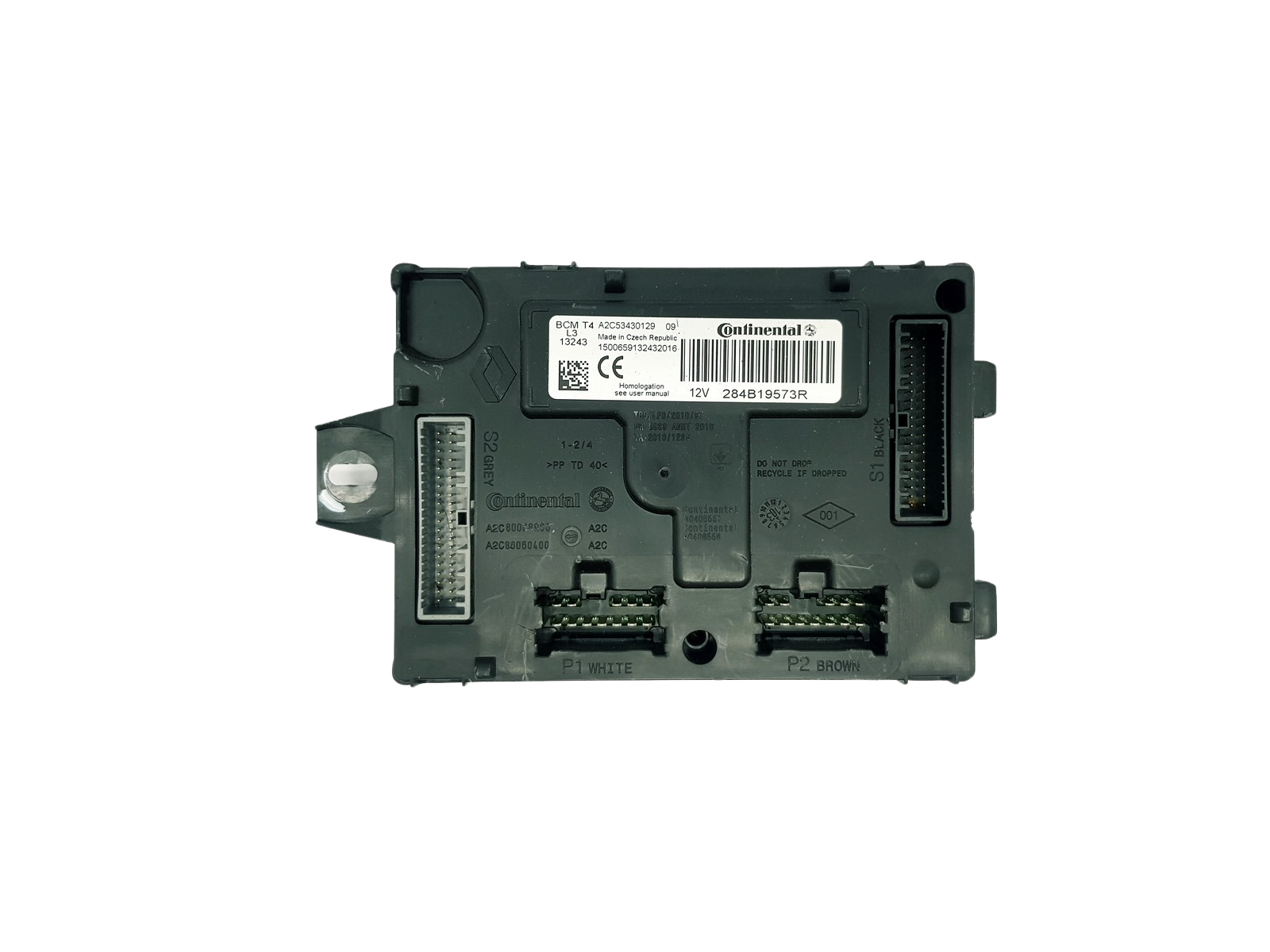 Steuergerät BCM T4 284B19573R A2C53430129 Renault Continental 31471 main product photo