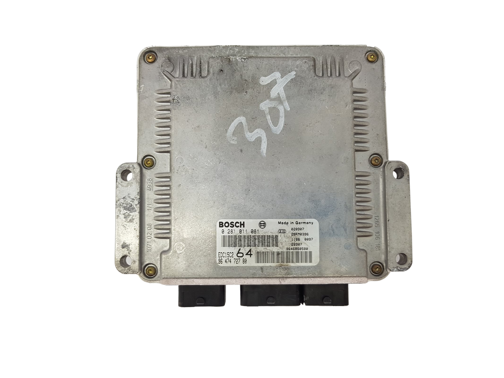 Steuergerät PSA 0281011081 9647472780 9646850580 Bosch 19336 main product photo