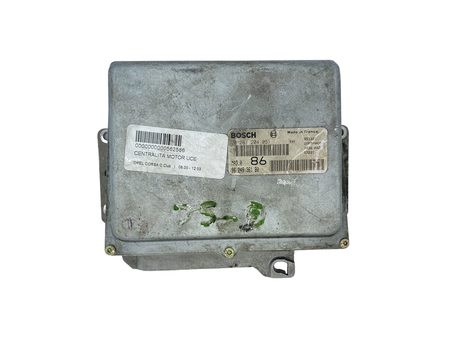 Steuergerät 0261204051 9624936180 MA3.0 PSA Bosch 60610 main product photo