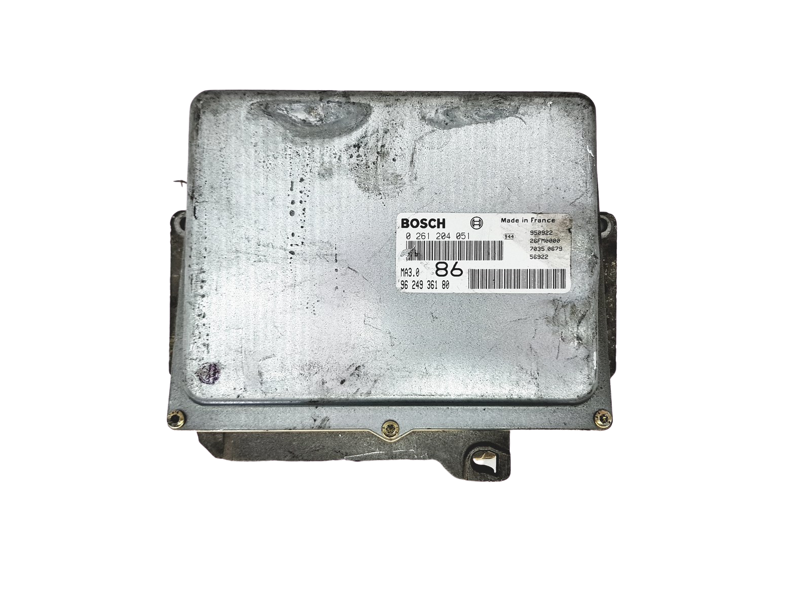Steuergerät 0261204051 9624936180 26FM0000 MA3.0 PSA Bosch 24929 main product photo